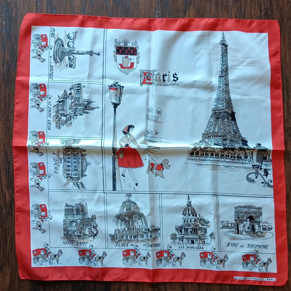 Women's Paris scarf Creation S. Franco